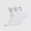 Geborduurde crew-sokken voor Everyday-gebruik (3-pack)