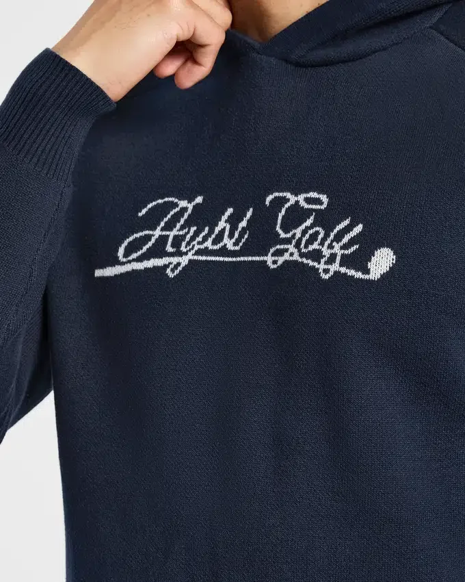 Golf Club gebreide hoodie