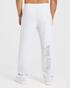 Heavy Lifting Gothic oversized Joggingbroek met rechte pijpen