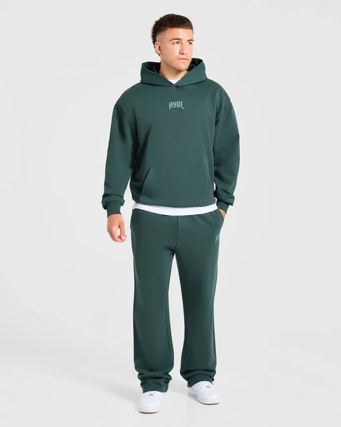 Heavy Lifting Gothic oversized Joggingbroek met rechte pijpen