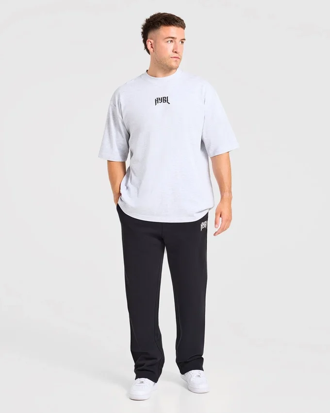 Heavy Lifting Gothic oversized Joggingbroek met rechte pijpen