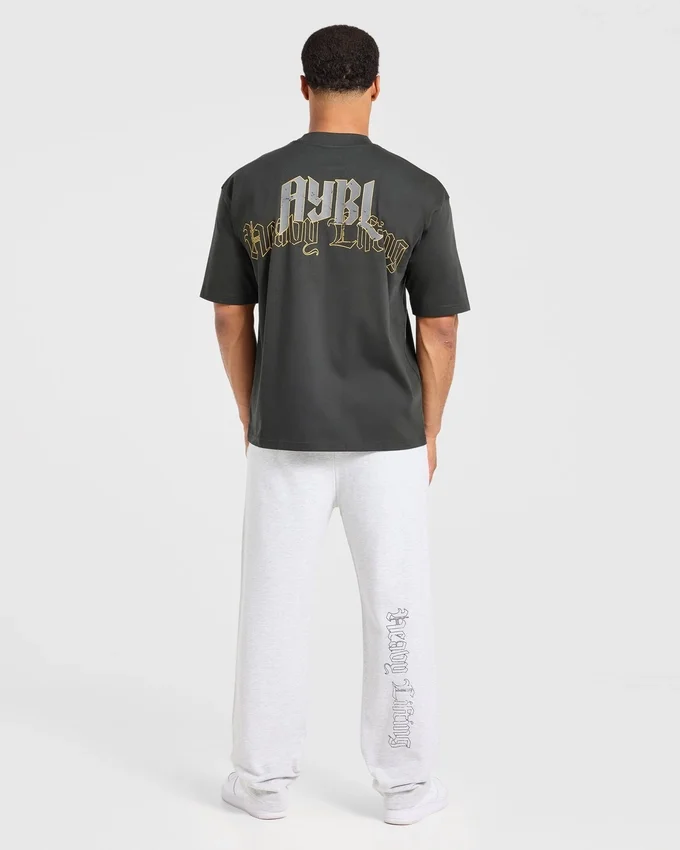 Heavy Lifting Gothic oversized T-shirt