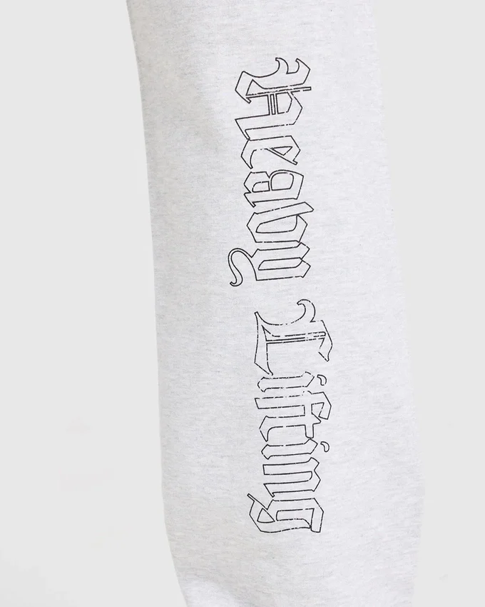 Heavy Lifting Gothic oversized Joggingbroek met rechte pijpen
