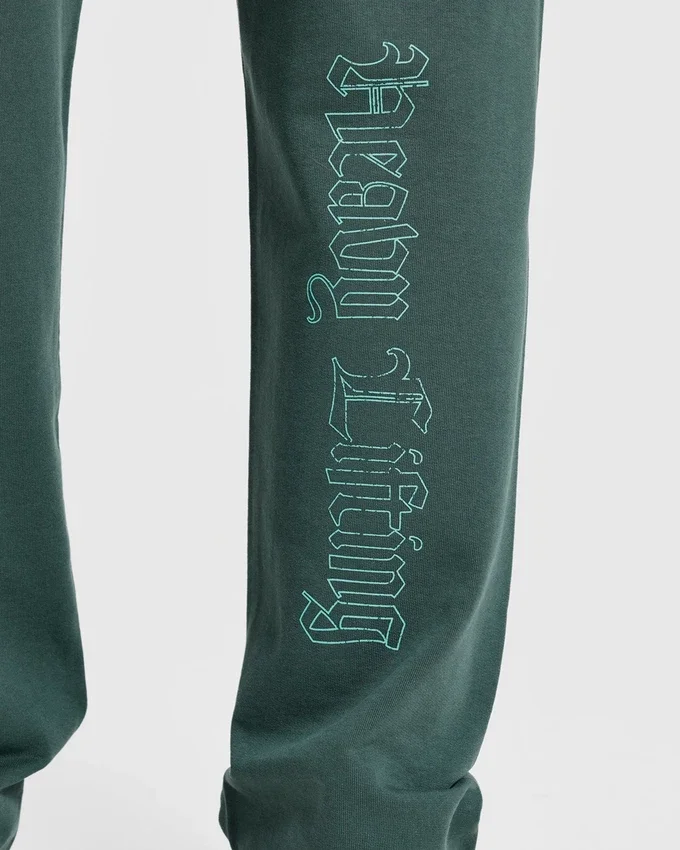 Heavy Lifting Gothic oversized Joggingbroek met rechte pijpen