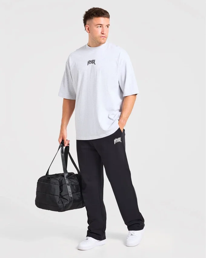 Heavy Lifting Gothic oversized Joggingbroek met rechte pijpen