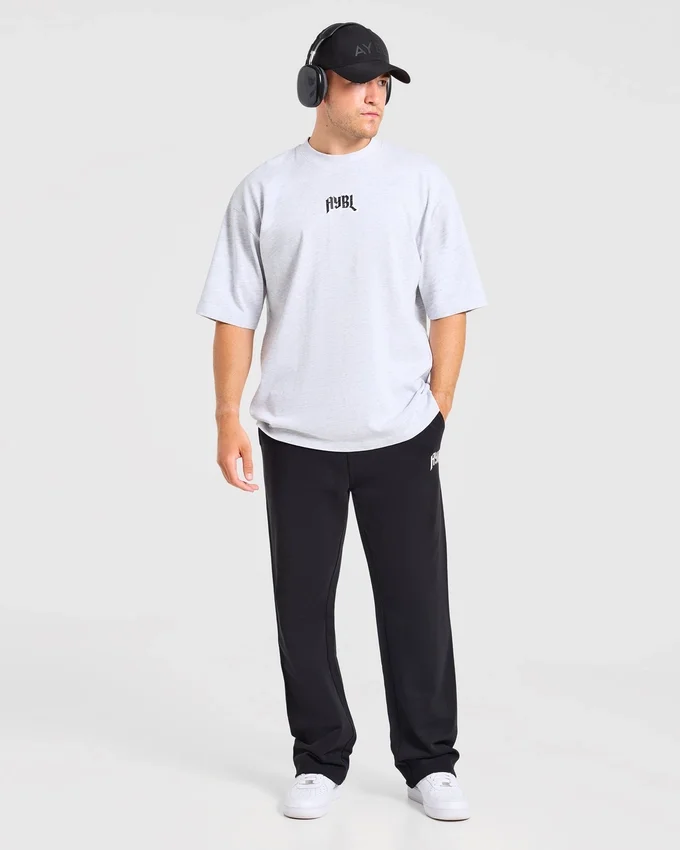 Heavy Lifting Gothic oversized Joggingbroek met rechte pijpen
