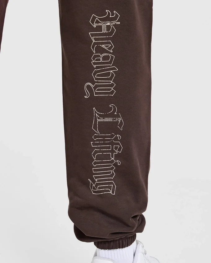 Heavy Lifting Gothic oversized Joggingbroeken