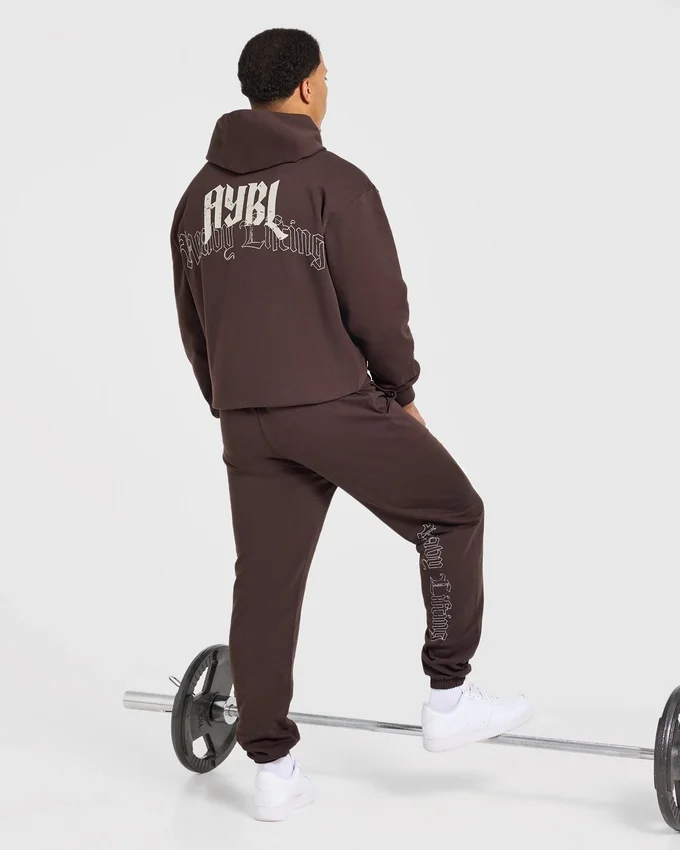 Heavy Lifting Gothic oversized Joggingbroeken