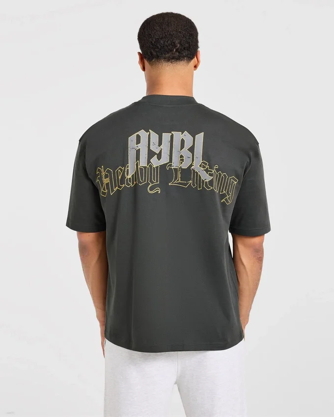 Heavy Lifting Gothic oversized T-shirt