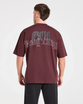 Heavy Lifting Gothic oversized T-shirt