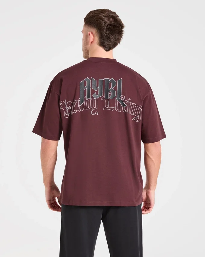 Heavy Lifting Gothic oversized T-shirt
