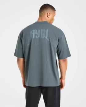 Heavy Lifting Gothic oversized T-shirt
