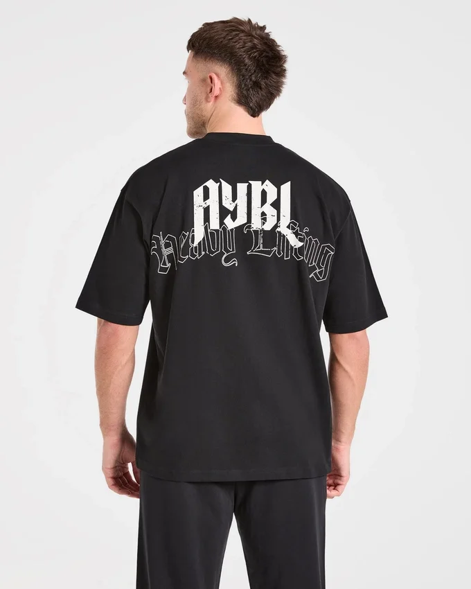 Heavy Lifting Gothic oversized T-shirt