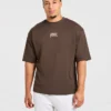Heavy Lifting Gothic oversized T-shirt