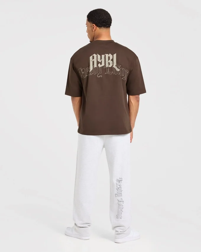 Heavy Lifting Gothic oversized T-shirt