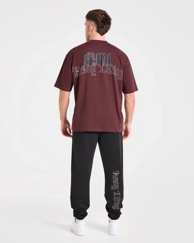 Heavy Lifting Gothic oversized T-shirt