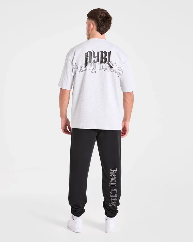 Heavy Lifting Gothic oversized T-shirt