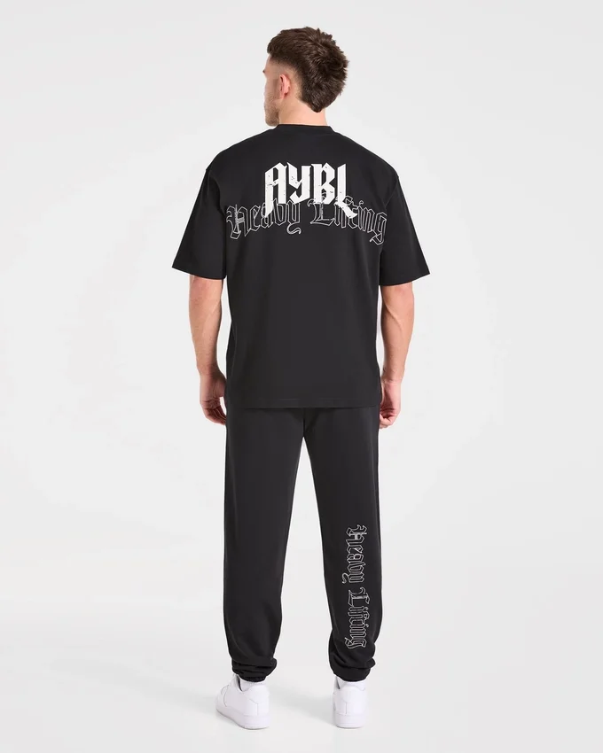 Heavy Lifting Gothic oversized T-shirt
