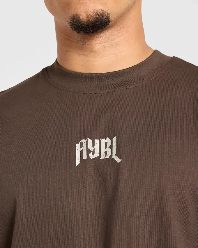 Heavy Lifting Gothic oversized T-shirt