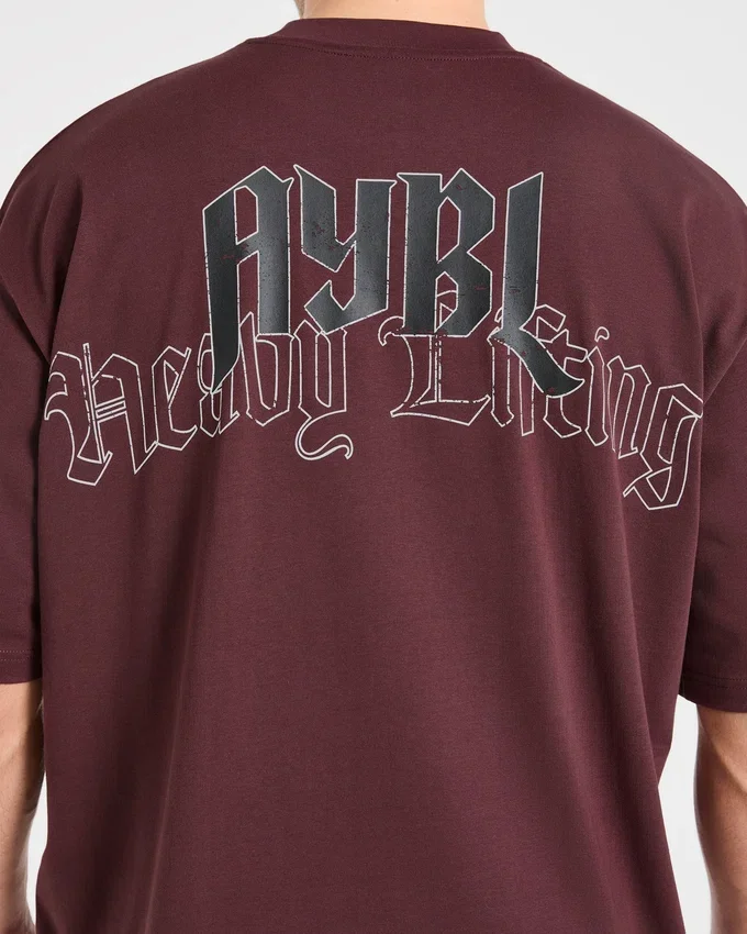 Heavy Lifting Gothic oversized T-shirt