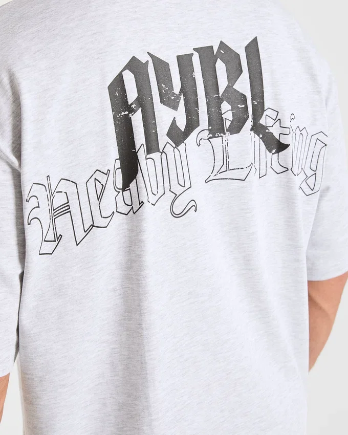 Heavy Lifting Gothic oversized T-shirt