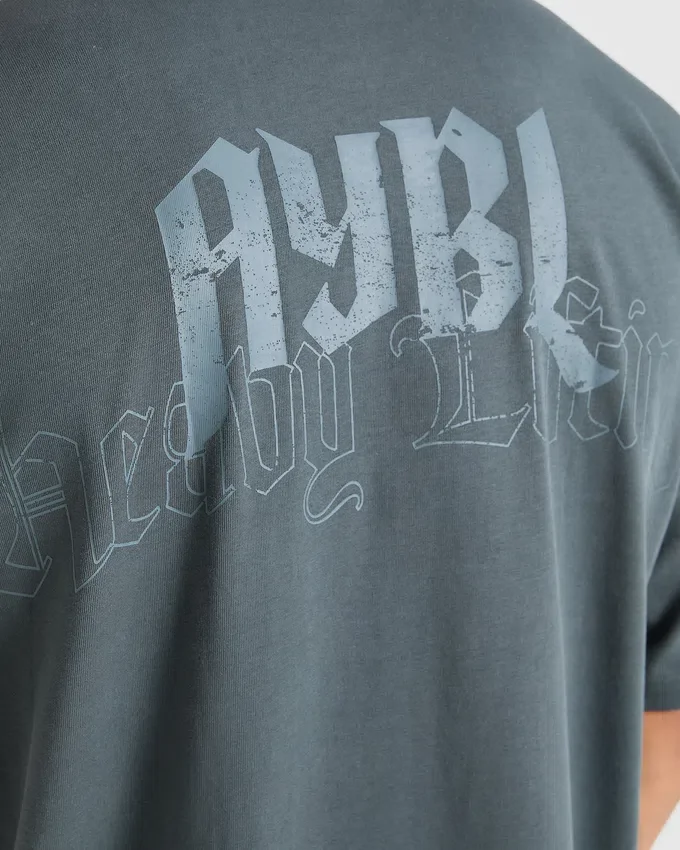 Heavy Lifting Gothic oversized T-shirt
