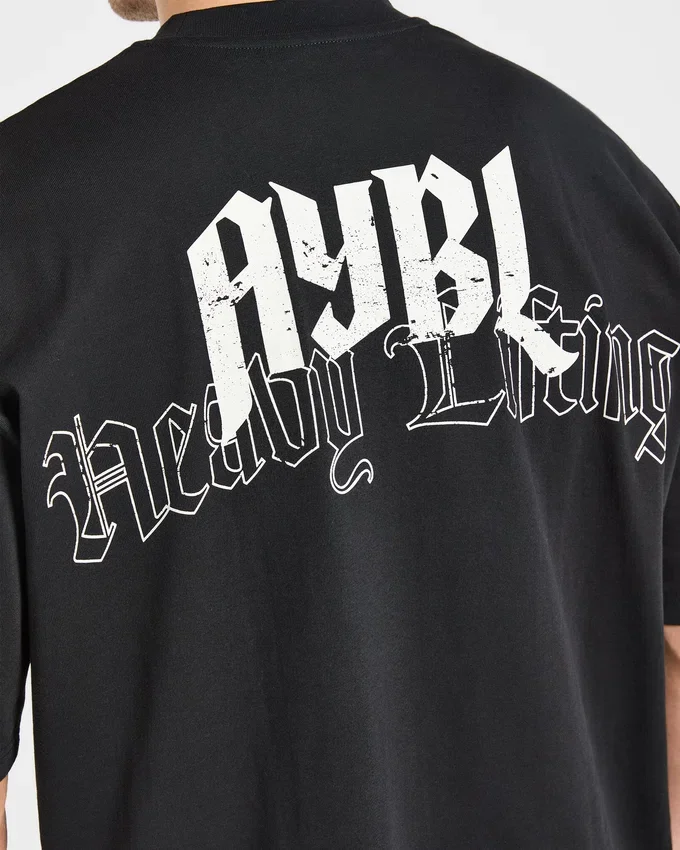 Heavy Lifting Gothic oversized T-shirt