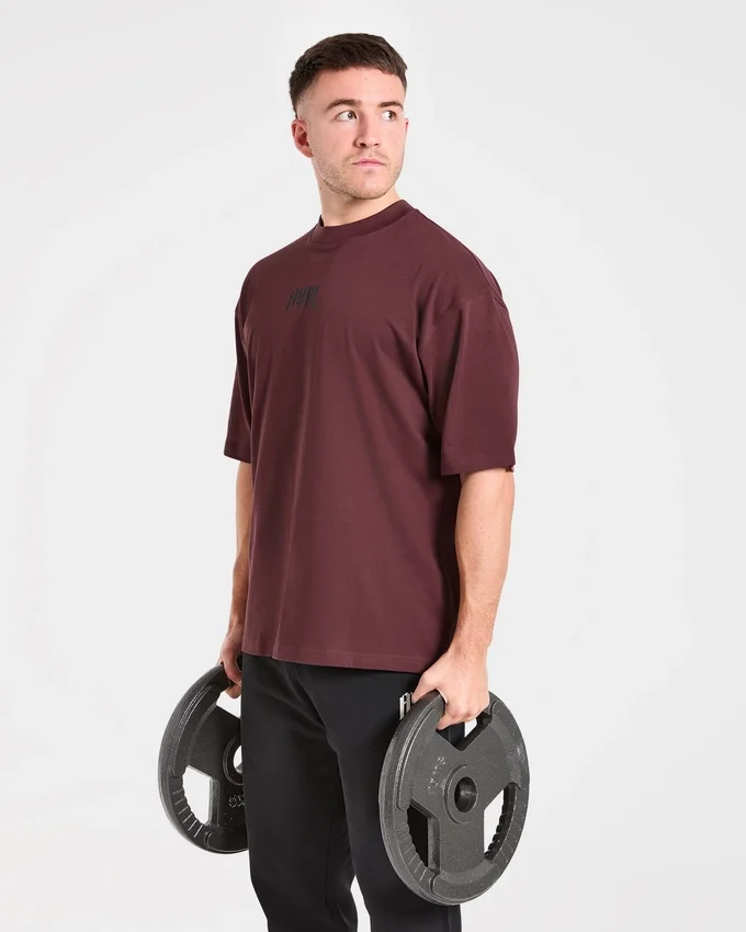 Heavy Lifting Gothic oversized T-shirt