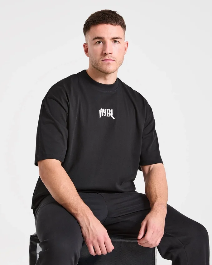 Heavy Lifting Gothic oversized T-shirt