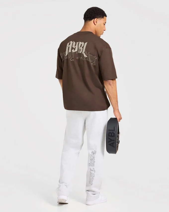 Heavy Lifting Gothic oversized T-shirt