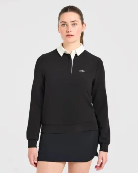 Kenmerkende polo met lange mouwen