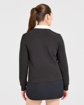 Kenmerkende polo met lange mouwen
