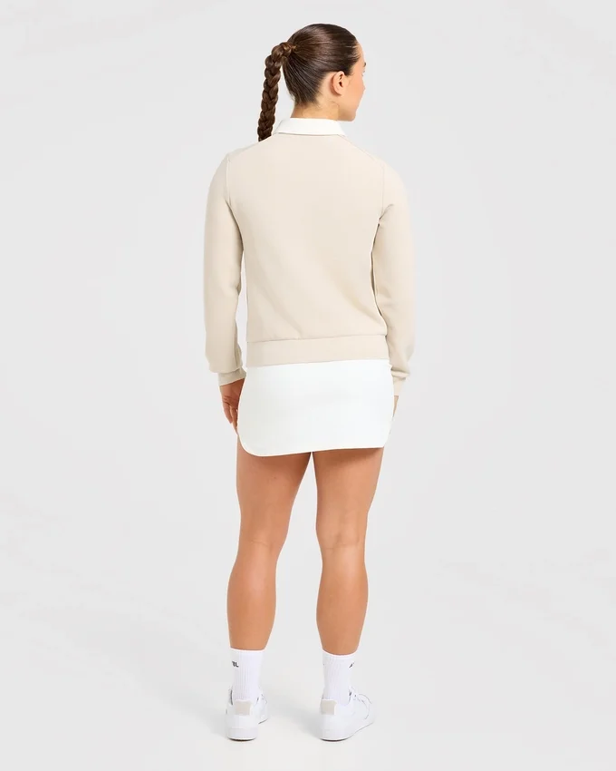 Kenmerkende polo met lange mouwen