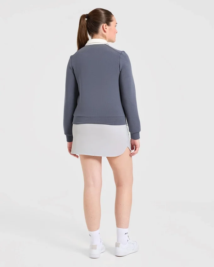 Kenmerkende polo met lange mouwen