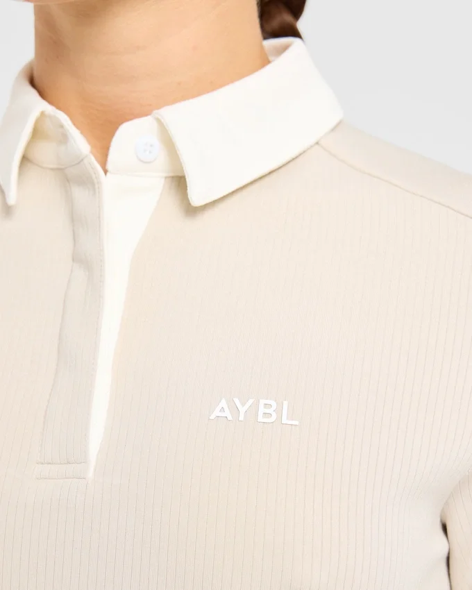Kenmerkende polo met lange mouwen