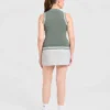 Klassiek gebreid vest met hoge hals