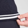 Klassiek gebreid vest met hoge hals