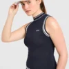 Klassiek gebreid vest met hoge hals