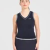 Klassiek gebreid vest met V-hals