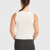 Klassiek gebreid vest met V-hals