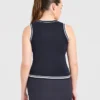 Klassiek gebreid vest met V-hals