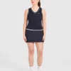 Klassiek gebreid vest met V-hals