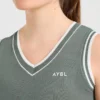 Klassiek gebreid vest met V-hals