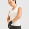 Klassiek gebreid vest met V-hals