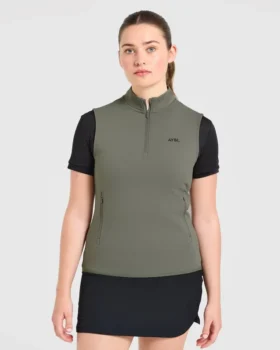 Klassiek vest met 1/4 ritssluiting