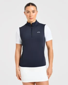 Klassiek vest met 1/4 ritssluiting