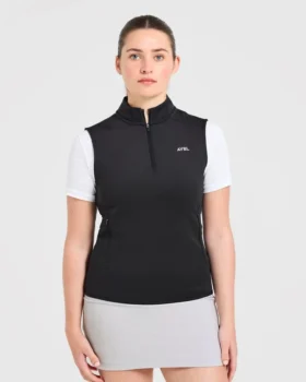 Klassiek vest met 1/4 ritssluiting