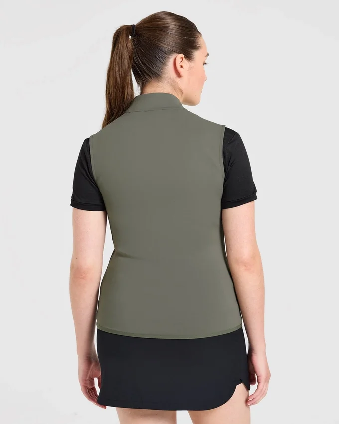 Klassiek vest met 1/4 ritssluiting