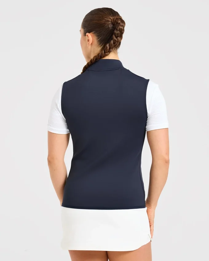 Klassiek vest met 1/4 ritssluiting
