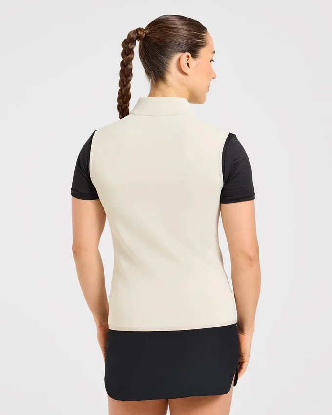 Klassiek vest met 1/4 ritssluiting
